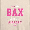 Women's - Barbie - BAK Lightweight French Terry Wide Neck Long Sleeve Shirt - 2 of 4