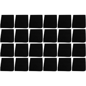 24 Pack Solid Polyester Bandanas Bulk Set for Crafts Costumes or Teams - 1 of 4