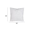 Storied Home 18" x 18" Duck Feather Down Pillow Insert, Set of 2 - 2 of 4