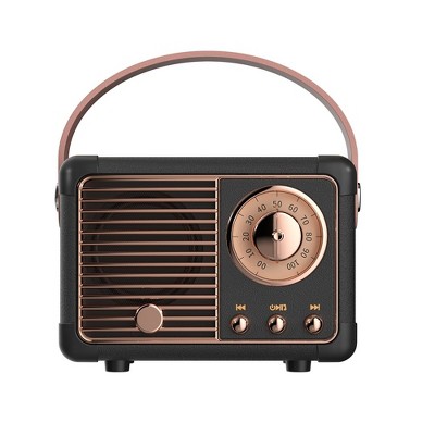 Ztech Portable Vintage Bluetooth Speaker With Fm Radio Old