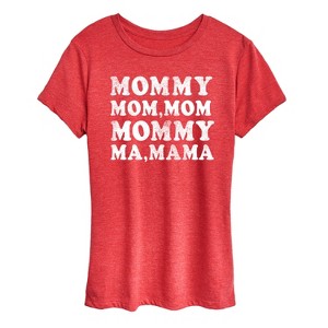 Women's - Instant Message - Mom Repeat Short Sleeve Graphic T-Shirt - 1 of 4