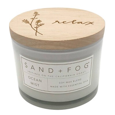 12oz Ocean Mist Scented Candle - Sand + Fog