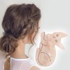 Unique Bargains Cartoon Pointed Ears Cat Hair Clips Pink 1 Pc - 2 of 4