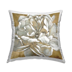 Stupell Industries Blushing White Magnolia Flower Abstract Floral - 1 of 3