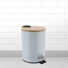 Evideco French Home Goods Bathroom Accessories with Natural Accents, Modern 6-piece Set - 4 of 4