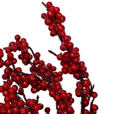 28" Red Berry Artificial Christmas Wreath for Indoor/Outdoor Use