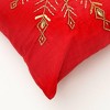 Kumasinova Square/Rectangle Christmas Bed Pillows,Throw Pillow with Various Patterns Embroidery,Decorative Pillows for Bed and Sofa - 3 of 4