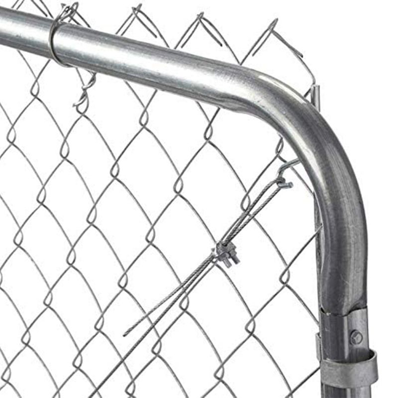 Adjust-A-Gate Fit-Right Chain Link Fence Walk-Through Gate Kit, Metal Fencing Gate with Round Corner Frame, 3 of 6