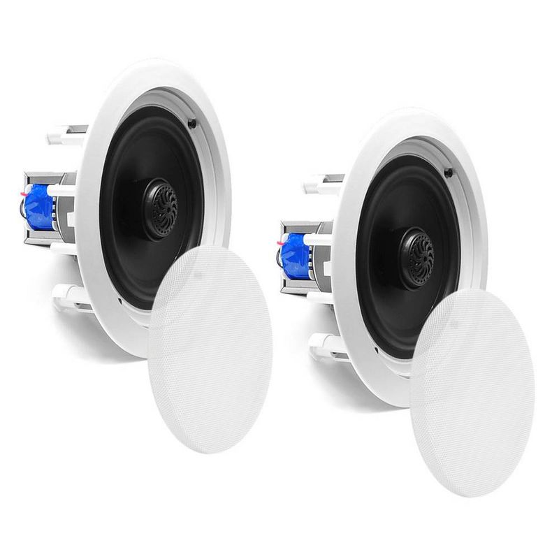 Pyle Home 6.5 Inch 250W 2 Way In Wall In Ceiling Stereo Speaker, Pair | PDIC60T, 4 of 7