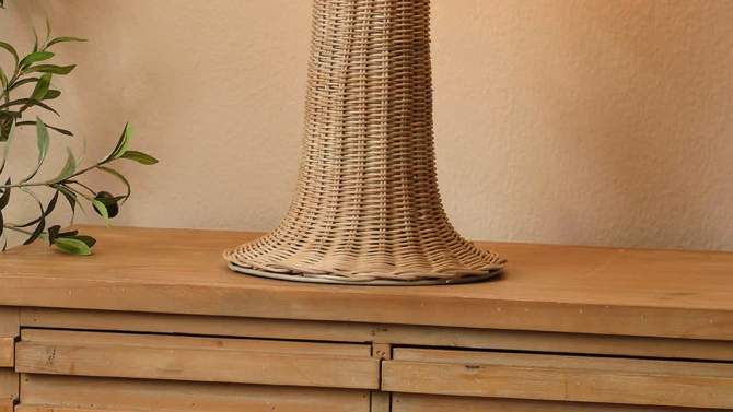 Splendor Home Winston Woven Table Lamp, 2 of 5, play video
