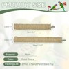 Unique BargainsNatural Wooden Bird Parrot Perch Stand 3 Pcs - 2 of 4