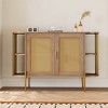 47" Buffet Sideboard Cabinet with Storage, Kitchen Storage Cabinet, Accent Console Table, Coffee Bar Storage Cabinet for Living Room Kitchen - 2 of 4