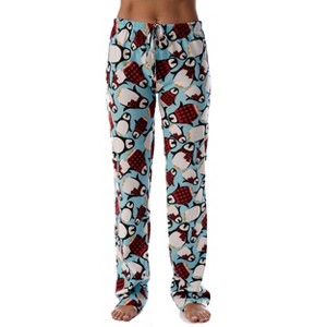 Just Love Womens Christmas Print Knit Jersey Pajama Pants - Winter Cotton PJs - 1 of 2