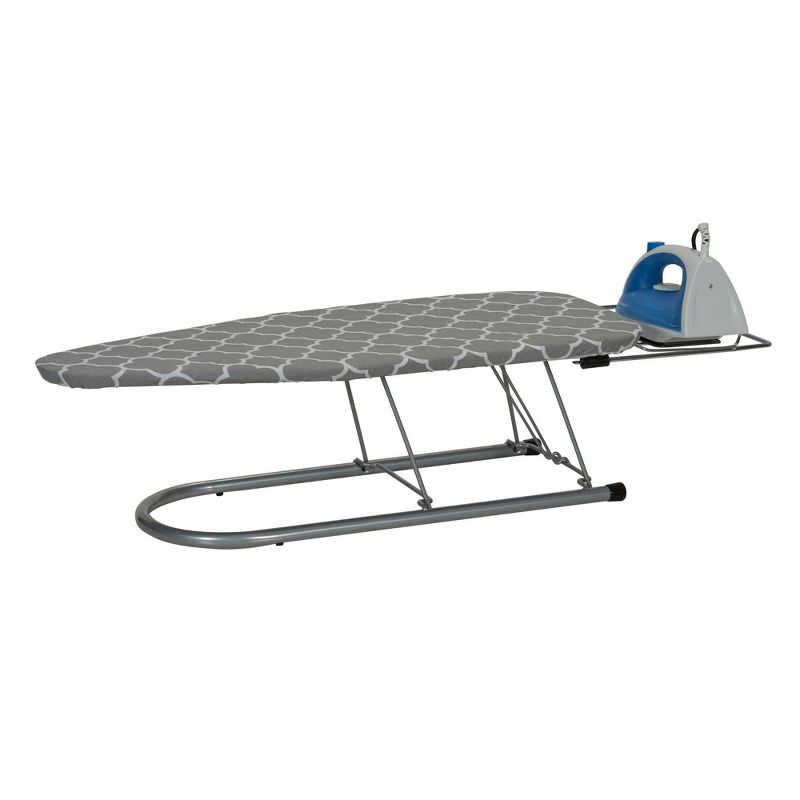 Household Essentials Table Top Ironing Board Gray/White, 6 of 12