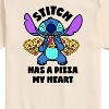 Men's - Lilo and Stitch - Stitch Has A Pizza My Heart Short Sleeve Graphic T-Shirt - 2 of 4