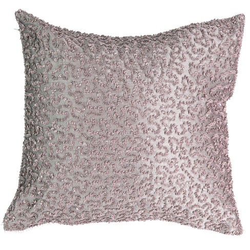 Beautyrest 14 X14 Henriette Sequin Throw Pillow Purple Target
