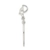 Black Bow Jewelry Sterling Silver Dolphin Charm Holder Pendant - 2 of 4