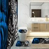 LunaLulinlk 4 Pcs Bathroom Shower Curtain Set - 2 of 4