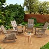WestinTrends  Modern Adirondack Outdoor Rocking Chair (Set of 4) - 2 of 4