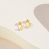 Baby Girls' Flower & Pearl Classic Screw Back 14k Gold Earrings - In Season Jewelry - 4 of 4