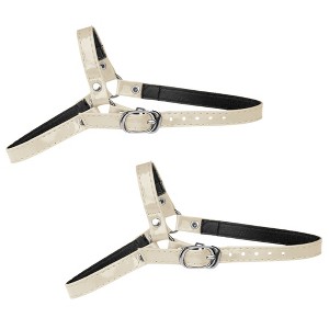 Allegra K Women's Detachable Adjustable Anti-Slip Shoe Straps Bands Belts with Buckle for Heels 2 Pairs - 1 of 4