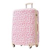 Aukfa 3-Piece Leopard Print Lightweight Hard Shell Expandable Luggage Set with TSA Lock, Available Sizes 20" 24" 28", Multi-Color - 3 of 4