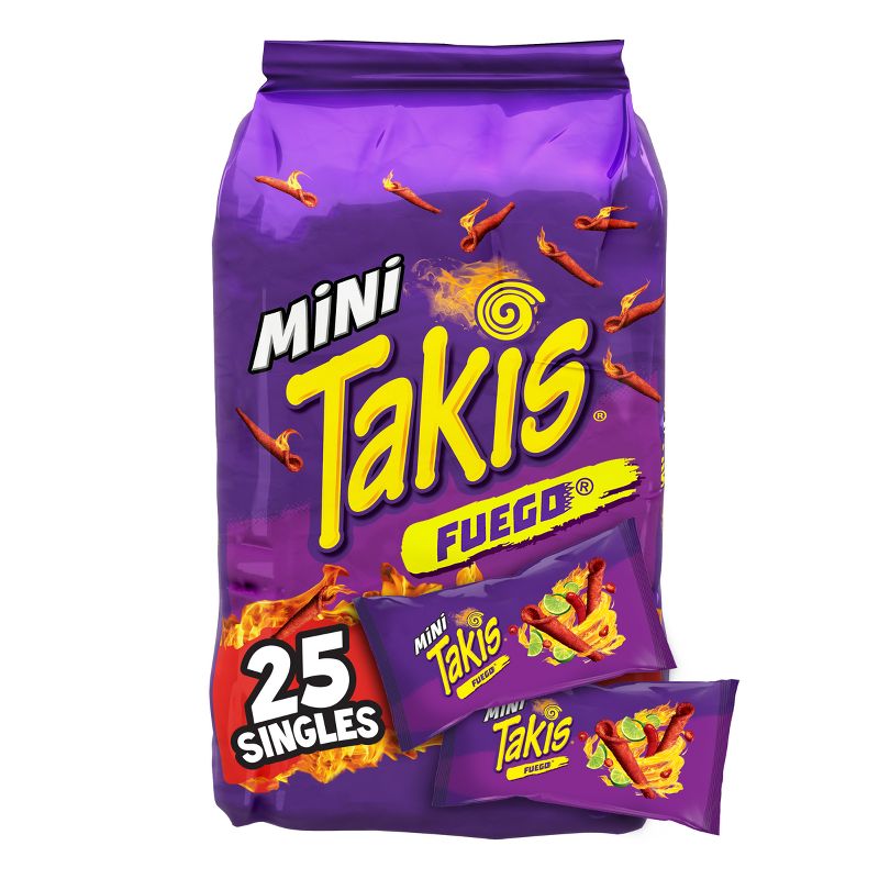 Takis Rolled Mini Fuego Tortilla Chips - 30.75oz/25ct, 1 of 9