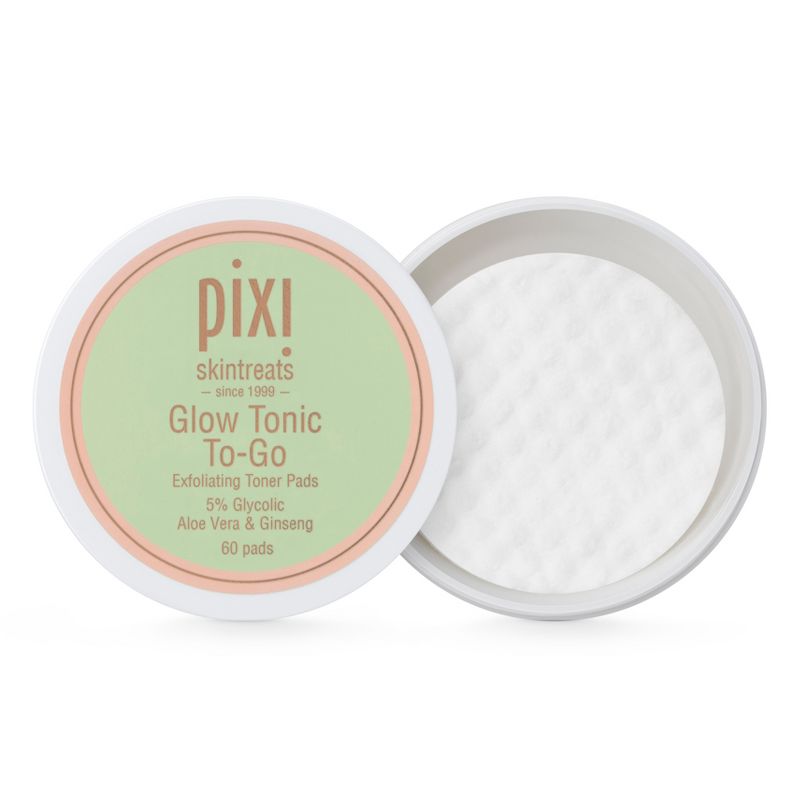Pixi By Petra Glow Tonic To-Go Exfoliating Toner Pads - 60ct/3.8oz, 1 of 8