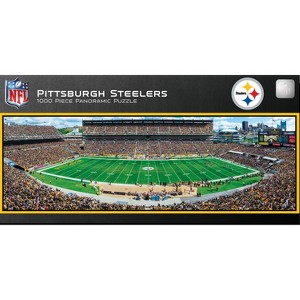 MasterPieces 1000 Piece Sports Panoramic Jigsaw Puzzle - NFL Pittsburgh Steelers Center View - 1 of 4
