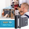 DOMETOUR Home Security Door Reinforcement Lock - Door Locks for Kids Safety for Top Front Inward Swinging Door Guardian - 2 of 4