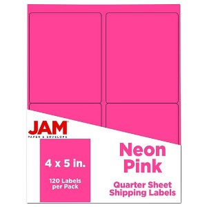 JAM Paper Shipping Labels 4" x 5" 120ct - 1 of 4