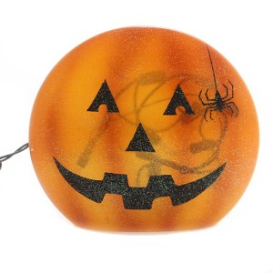 Stony Creek 6.25 In Halloween Lighted Round Vase Jack-O-Lantern Novelty Sculpture Lights - 1 of 2