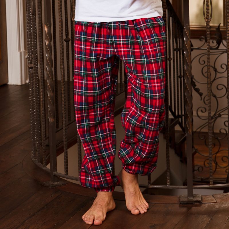 Men's Soft Cotton Flannel Pajama Pants, Joggers, 2 of 6