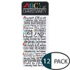 Abc's of Christianity Primaries Bright White Cardstock Bookmarks, Pack of 12 - 2 of 2