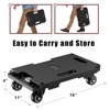 YIGII SOLEJAZZ Furniture Mover Dolly 4 Wheels   Rollers with 440 Lbs Capacity Rolling Platform Interlocking Design Flat Dolly with Wheels - 2 of 4