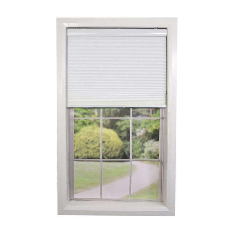 Versailles Home Fashions Cordless Honeycomb Insulating All Season Light Filtering Cellular Window Shade 24" X 72" White, 1 of 7