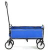 Vynxaria Folding Wagon Cart ¨C Heavy-Duty Utility Wagon for Garden, Shopping, Beach with Easy Fold & Storage - 4 of 4
