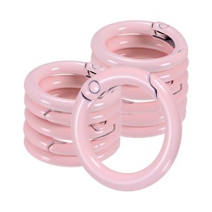 Unique Bargains Metal Spring O Rings Zinc Alloy Durable Multipurpose Lightweight Buckle 5/8 Inch - 1 of 4