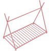 NicBex Twin Size Platform Bed 41.3" L Modern Triangle Structure Metal Bed Frame for Bedroom, Guest Room, No Box Spring Required - 3 of 4