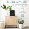 Best Choice Products 2-Door Rattan Storage Cabinet, Accent Furniture, Cupboard w/ Non-Scratch Foot Pads - 3 of 4