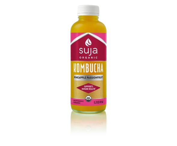 Suja Organic Vegan Pineapple Passionfruit Kombucha - 15.2 fl oz