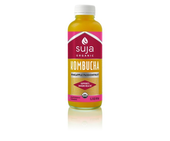 Suja  Vegan Pineapple Passionfruit Kombucha - 15.2 fl oz