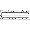 Teacher Created Resources® Black Painted Dots on White Flat Name Plates, 11-1/2" x 3-1/2", 36 Per Pack, 6 Packs - 2 of 2