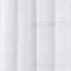 RT Designers Collection Dexter Linen Texture Grommet Sheer Curtain Panel Pair 36" x 84" White - 4 of 4