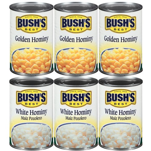 Bush's Best Baked Beans Variety Pack, 3 Golden Hominy, 3 White Hominy, 1 CT - image 1 of 4