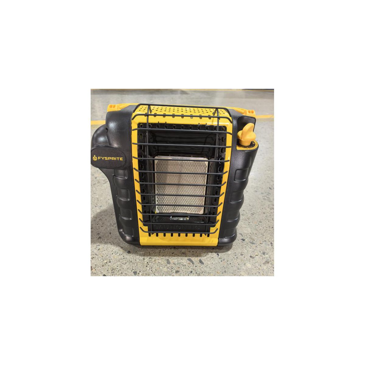 9000 BTU Portable Radiant Propane Heater with Tip-Over Protection, , Suitable For Camping, Garage, Patio, Tent And Outdoor Use, Yellow - thumbnail 2