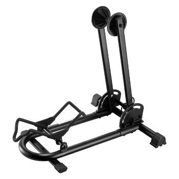 Leisure Sports Foldable Bike Rack and Bicycle Storage Floor Stand - 15.5" x 18" x 6.25"