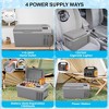 Car Refrigerator - 21QT Car Fridge w/ Ultra-Fast Cooling, 20L Electric Cooler w/ Low Power, Portable Freezer w/ Battery Protection for Cars, RV, Truck - 4 of 4