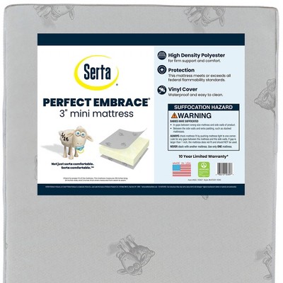 Serta Perfect Embrace 3" Mini Crib Mattress