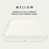 Best Price Mattress 2.5-Inch Ventilated Memory Foam Mattress Topper, Short Queen - 4 of 4